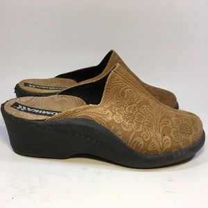 Romika brown leather mules sz EU 37 / 6.5